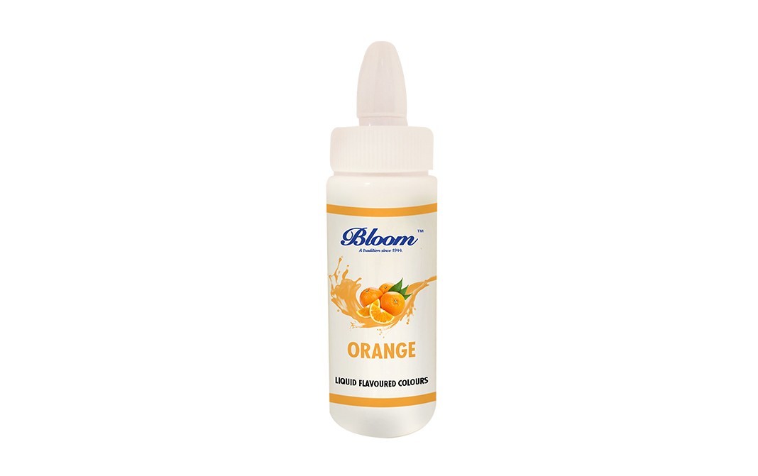 Bloom Orange Liquid Flavoured Colours   Plastic Bottle  30 millilitre